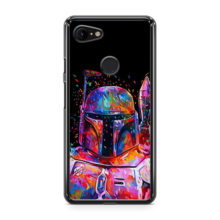 Star Wars Boba Fett Art Google Pixel 3a XL Case