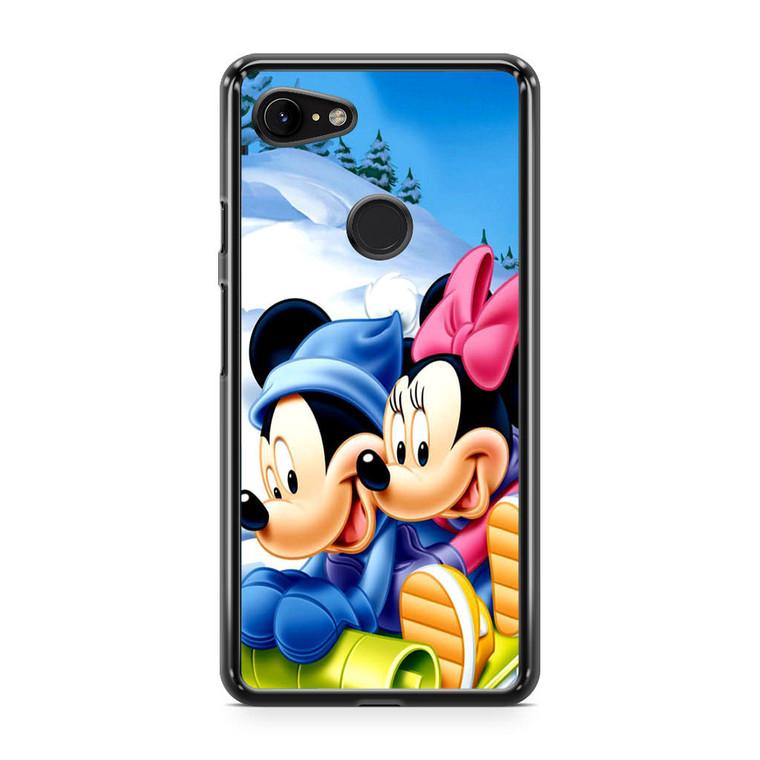 Mickey Mouse and Minnie Mouse Google Pixel 3a XL Case