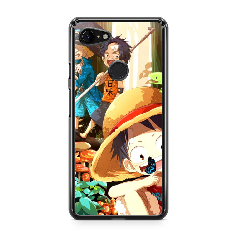 Anime One Piece Sabo Ace Luffy Cute Google Pixel 3a XL Case