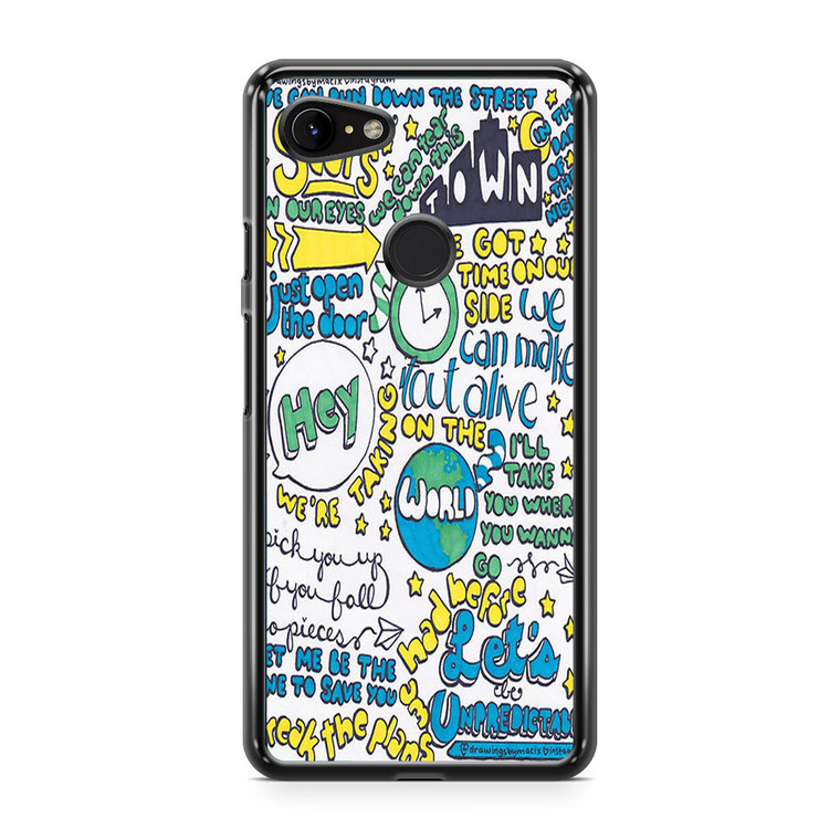 5Sos Unpredictable Lyric Google Pixel 3a Case