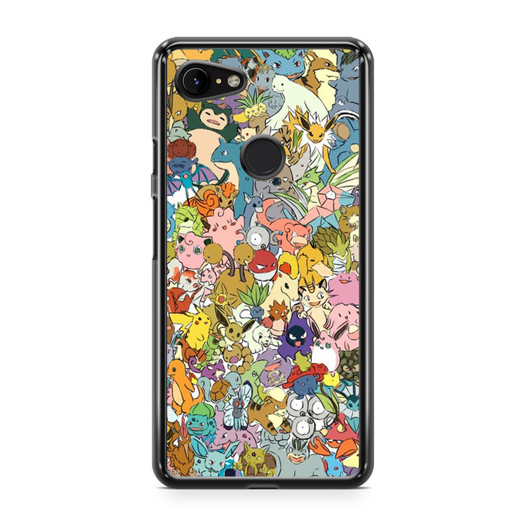 All Pokemon Characters Google Pixel 3a Case