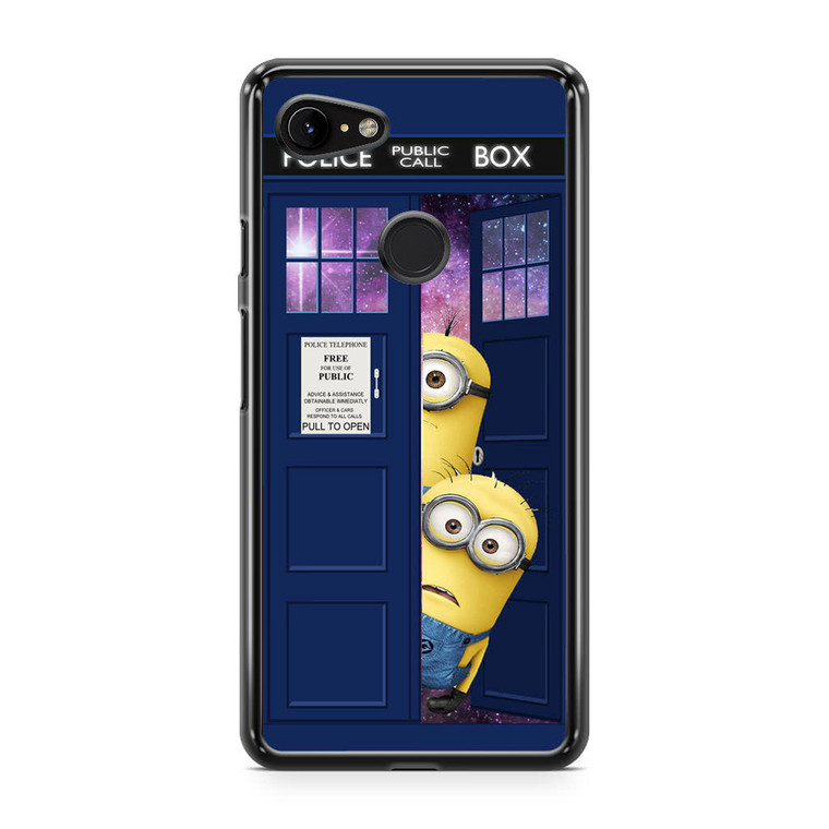 Despicable Me In Dr Who Tardis Google Pixel 3a Case