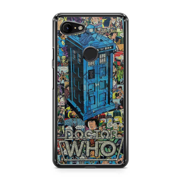 Police Box Doctor Who Comic Google Pixel 3a Case