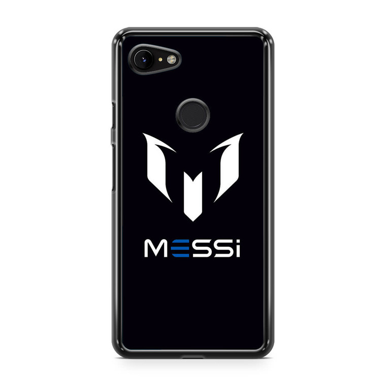 Messi Logo Art Minimal Dark Google Pixel 3a Case