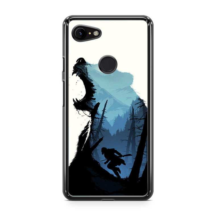 Revenant Dicaprio Poster Film Art Bear Google Pixel 3a Case