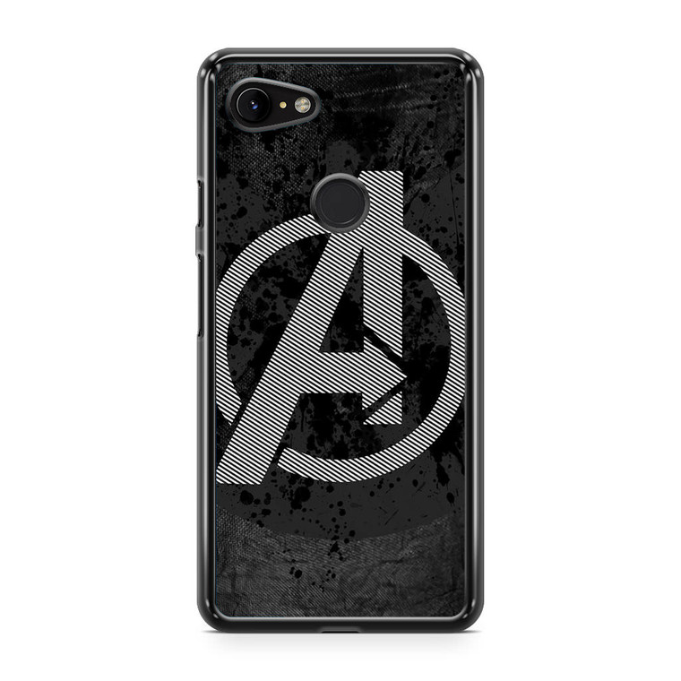 Avengers Logo Stripes Google Pixel 3a XL Case