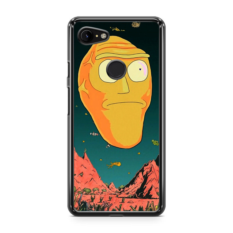 Rick And Morty Giant Heads Google Pixel 3a XL Case