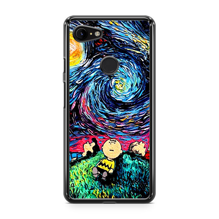 Peanuts Starry Night Google Pixel 3a Case
