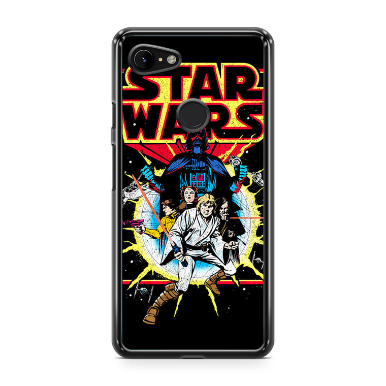 Retro Star Wars Comic Google Pixel 3a Case