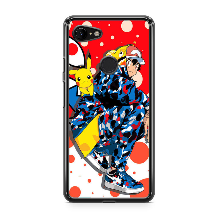 Bape Supreme Pikachu Google Pixel 3a Case