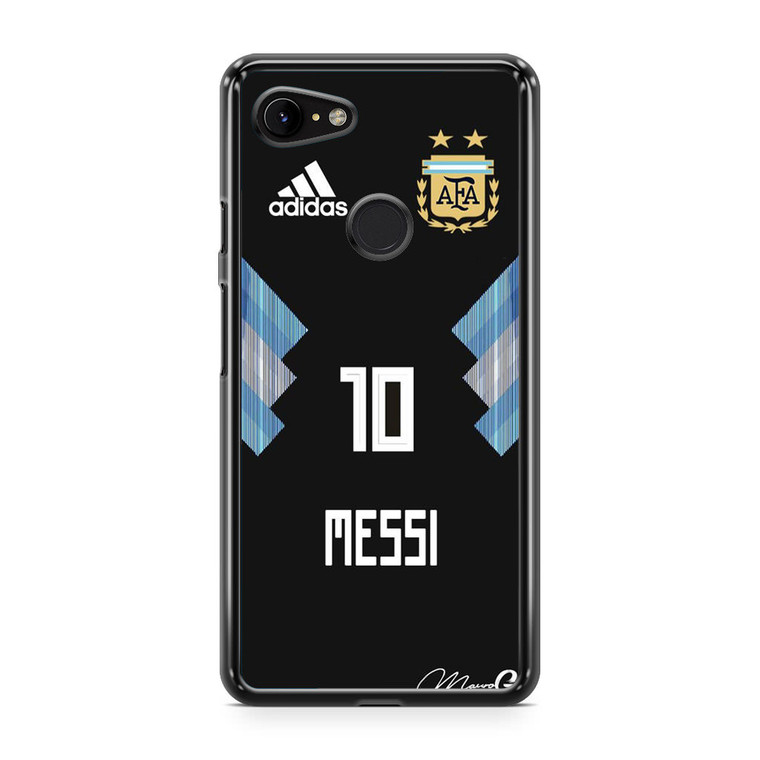 Lionel Messi Argentina Jersey Google Pixel 3a Case