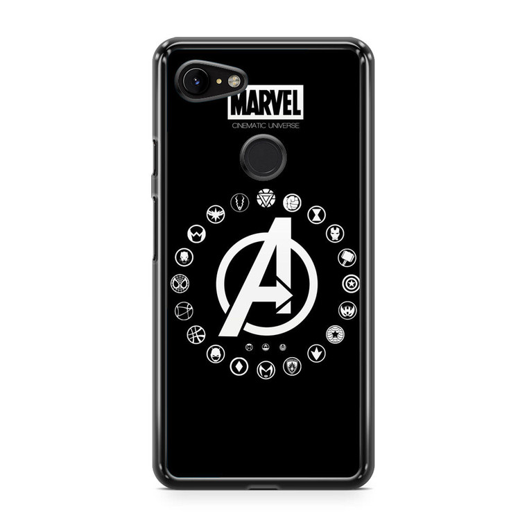 Marvel Universe Logo Google Pixel 3a Case