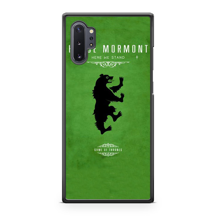 Game of Thrones - house mormont Samsung Galaxy Note 10 Plus Case