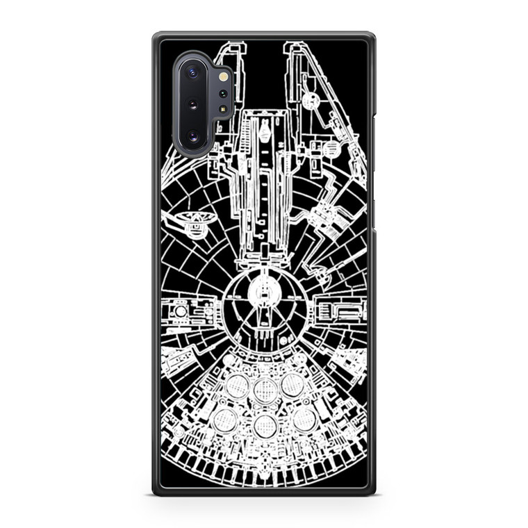 Star Wars Millenium Falcon Samsung Galaxy Note 10 Plus Case