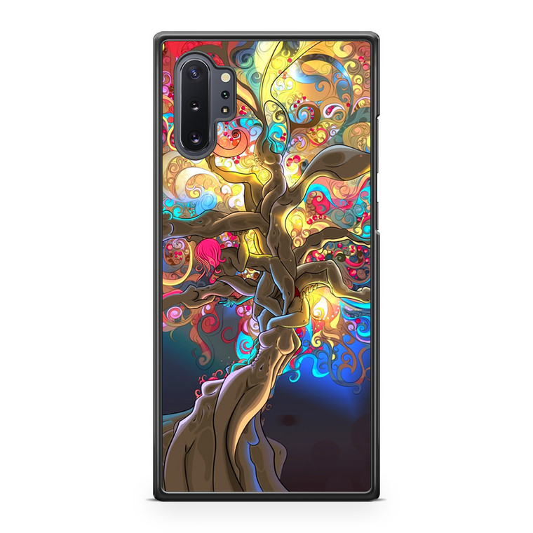 Artistic Psychedelic Womens Tree Samsung Galaxy Note 10 Plus Case