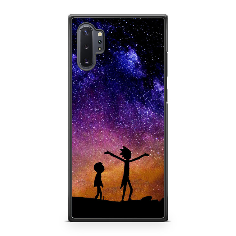 Rick and Morty Space Nebula Samsung Galaxy Note 10 Plus Case