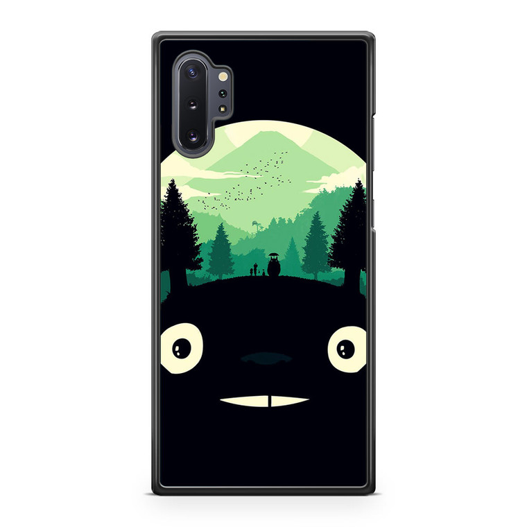 Totoro Simple Dark Samsung Galaxy Note 10 Plus Case