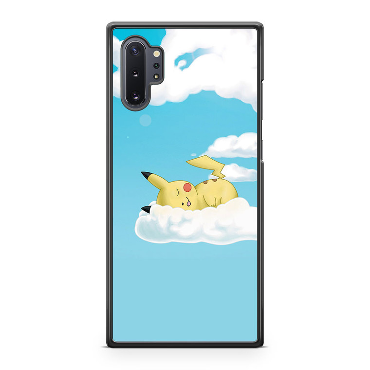 Sleeping Pikachu Samsung Galaxy Note 10 Plus Case