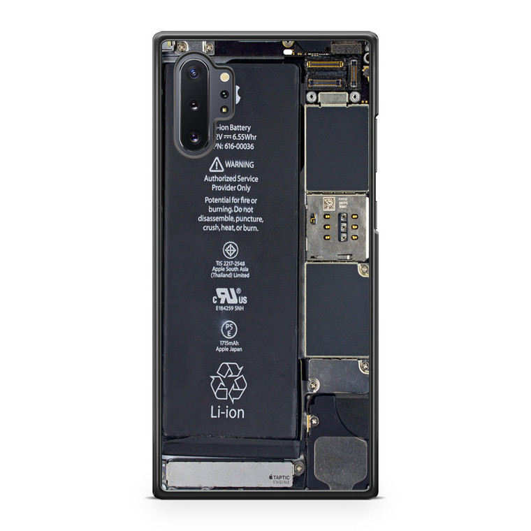iPhone Fake Internals Engine Samsung Galaxy Note 10 Plus Case