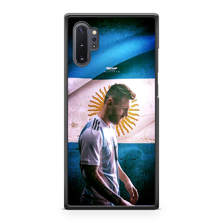 Lionel Messi Argentina Team Samsung Galaxy Note 10 Plus Case