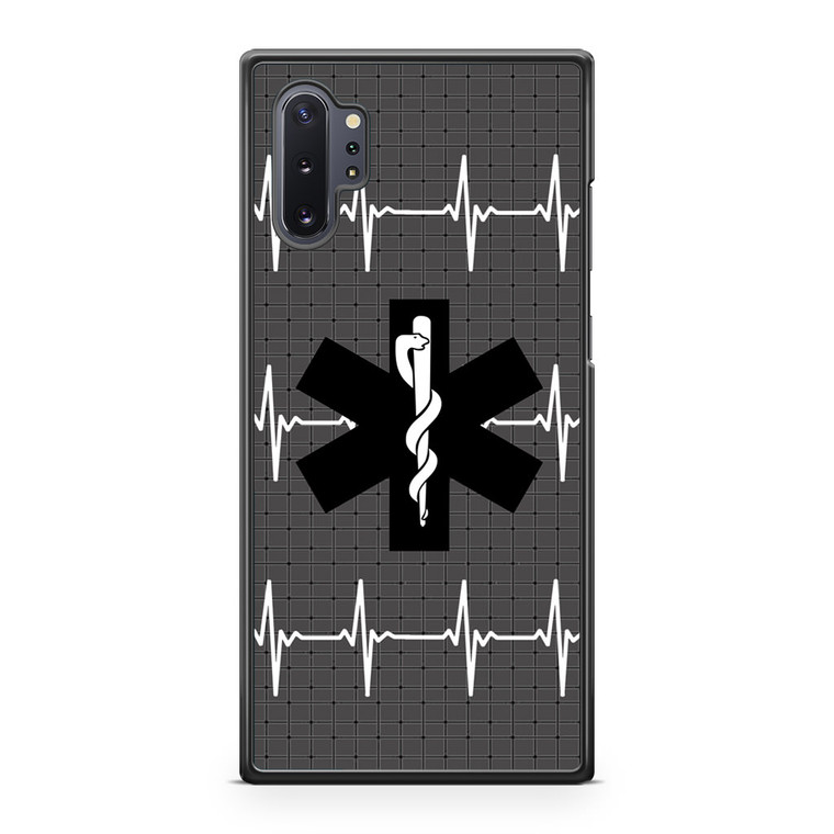 EMT EMS MEDICAL ICON BLACK Samsung Galaxy Note 10 Plus Case