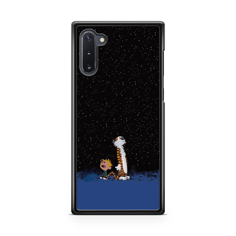 Calvin and Hobbes Space Samsung Galaxy Note 10 Case