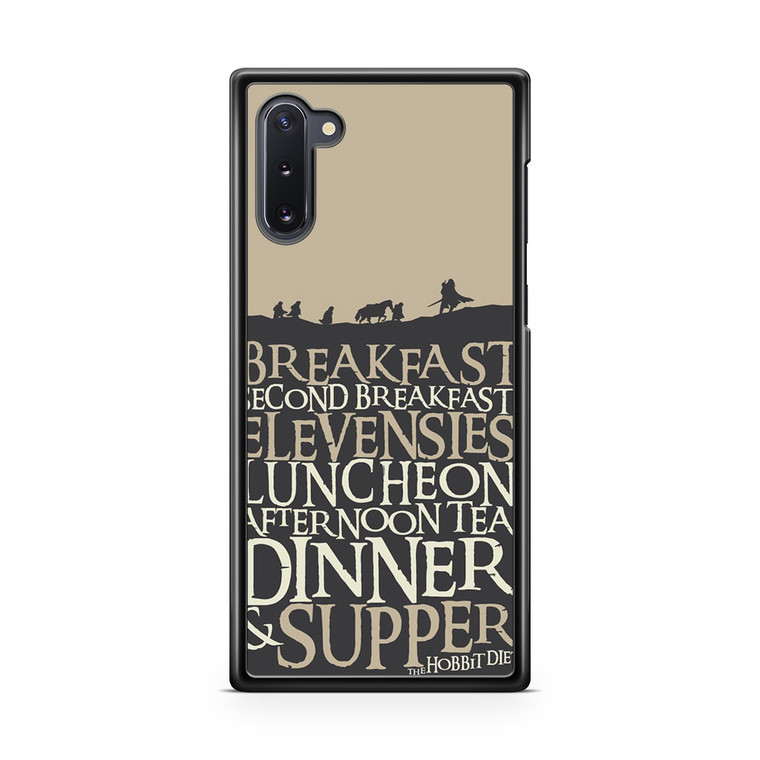 The Hobbit Diet Samsung Galaxy Note 10 Case