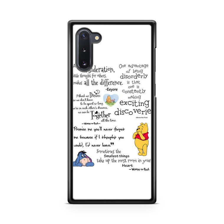 Winnie The Pooh Samsung Galaxy Note 10 Case