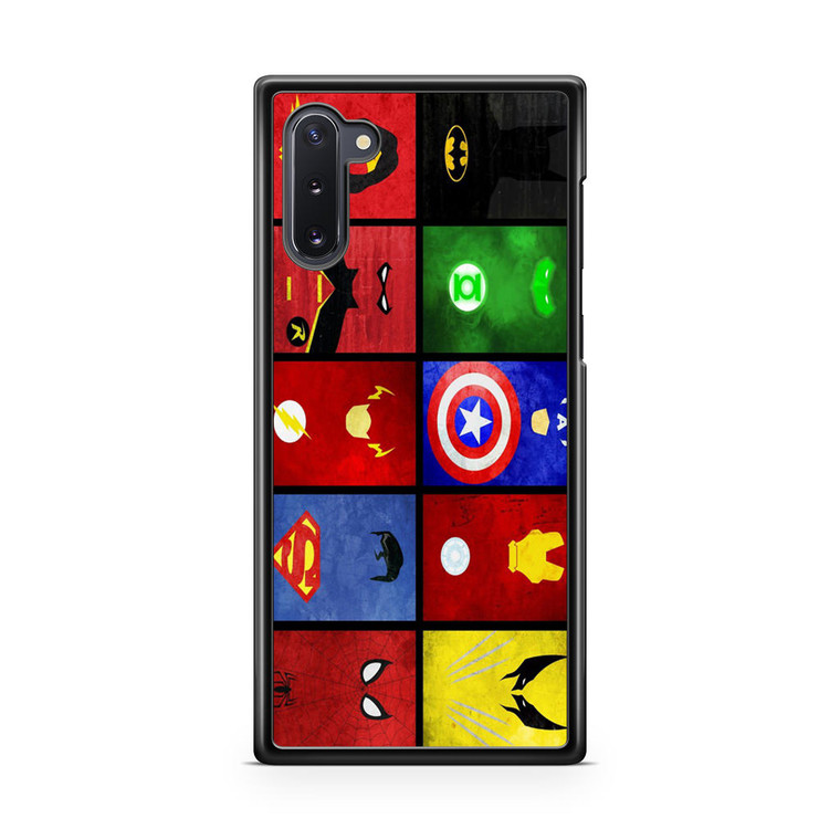 Superhero Collage Samsung Galaxy Note 10 Case