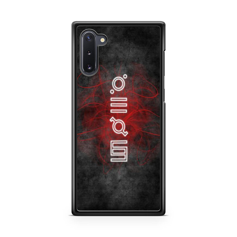 30 Second To Mars Script Samsung Galaxy Note 10 Case