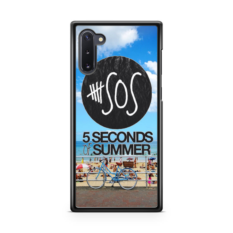5SOS Logo Sidney Beach Samsung Galaxy Note 10 Case