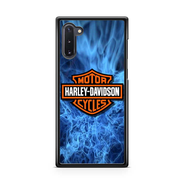 Harley Davidson Blue Flame Samsung Galaxy Note 10 Case