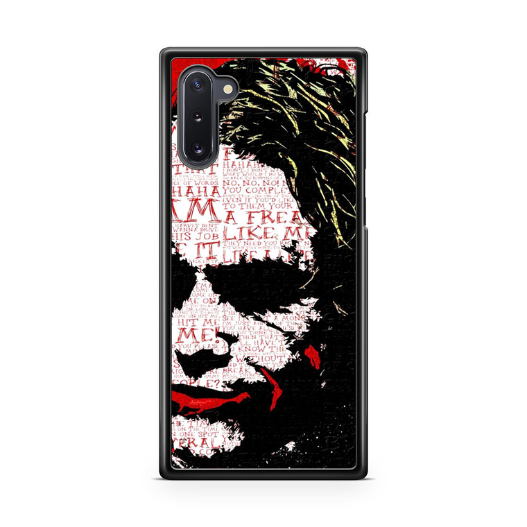 Joker Typograph Samsung Galaxy Note 10 Case