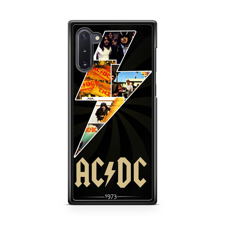 Acdc 1973 Samsung Galaxy Note 10 Case