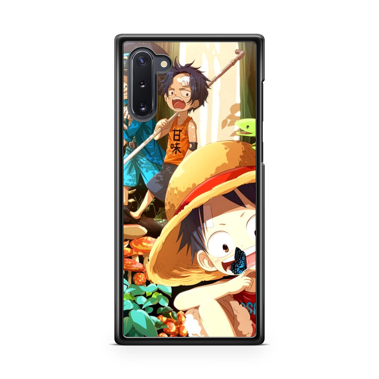 Anime One Piece Sabo Ace Luffy Cute Samsung Galaxy Note 10 Case