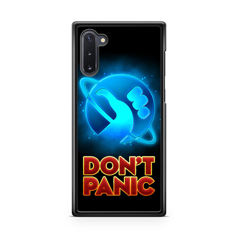 Hitchhiker's Guide To The Galaxy Dont Panic Samsung Galaxy Note 10 Case