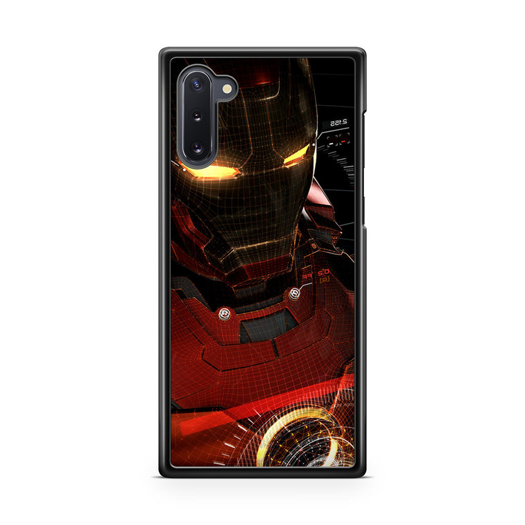 Ironman 3d Red Game Avengers Art Illustration Hero Vignette Samsung Galaxy Note 10 Case