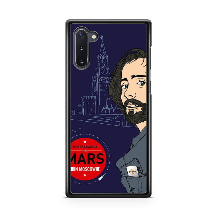 30 Seconds To Mars In Moscow Samsung Galaxy Note 10 Case