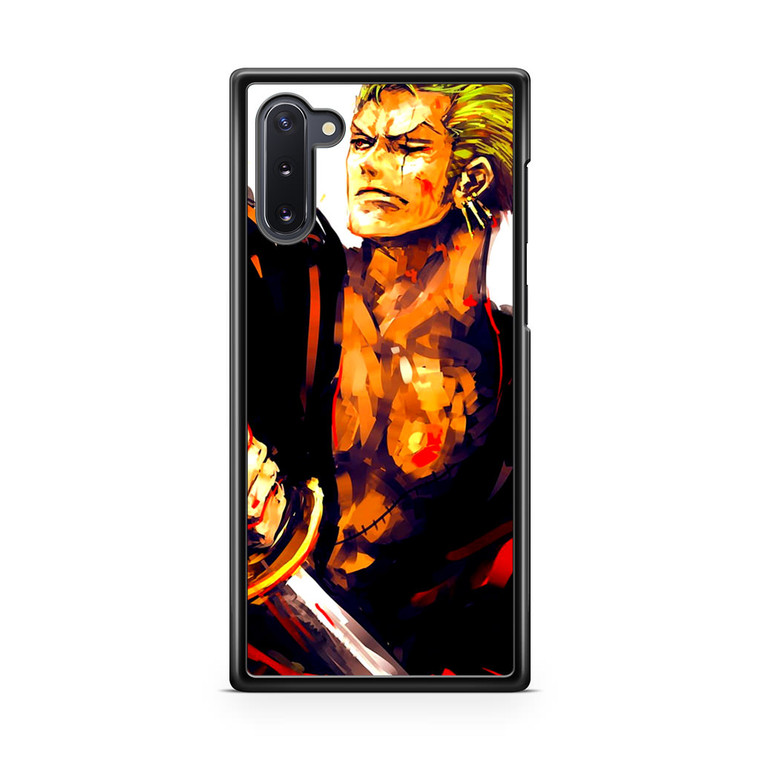 One Piece Roronoa Zoro Paint Samsung Galaxy Note 10 Case