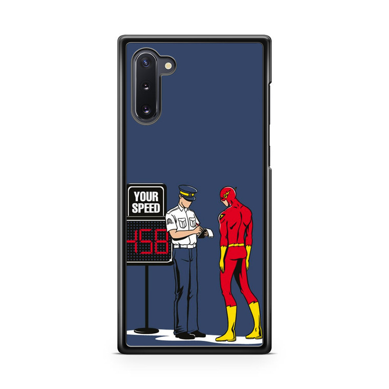 The Flash And The Cop Samsung Galaxy Note 10 Case