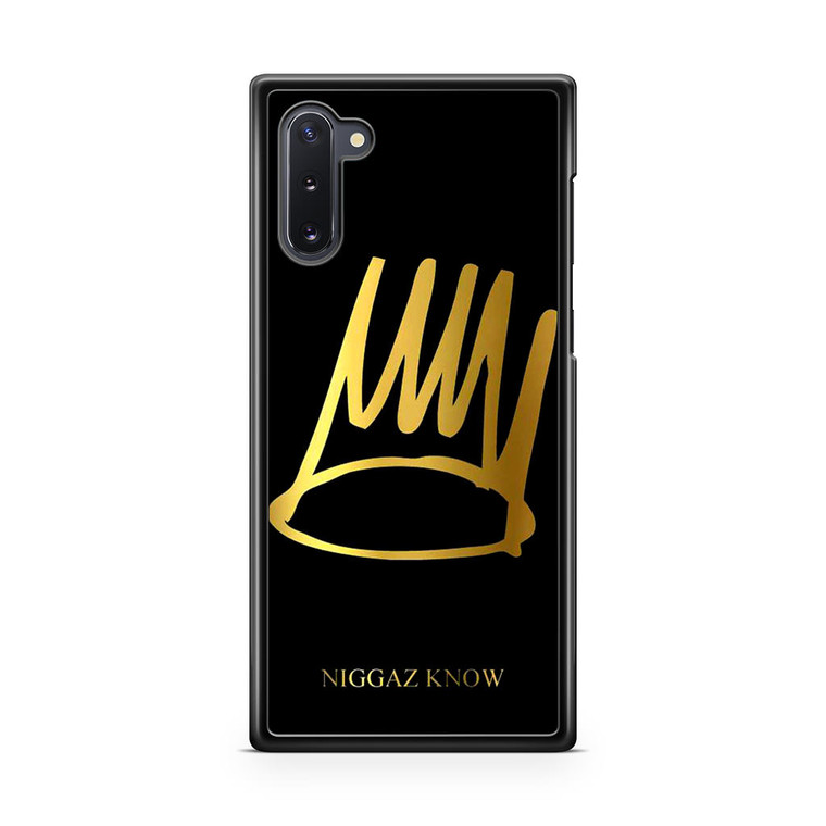 J Cole Crown Born Sinner Samsung Galaxy Note 10 Case