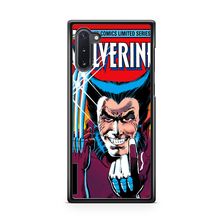 Marvel Comics Cover Wolverine Samsung Galaxy Note 10 Case