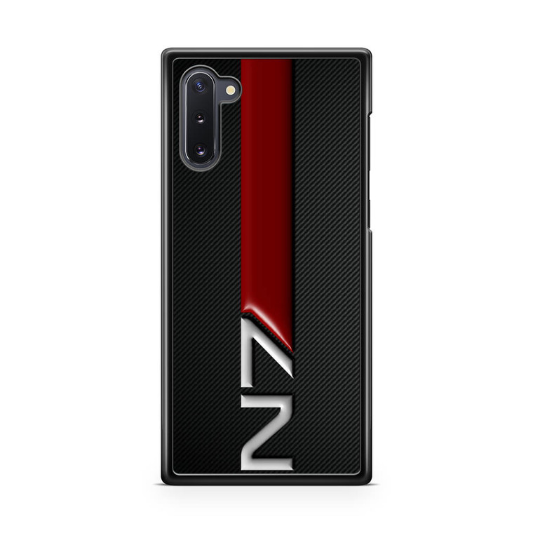 Mass Effect N7 Logo Carbon Samsung Galaxy Note 10 Case