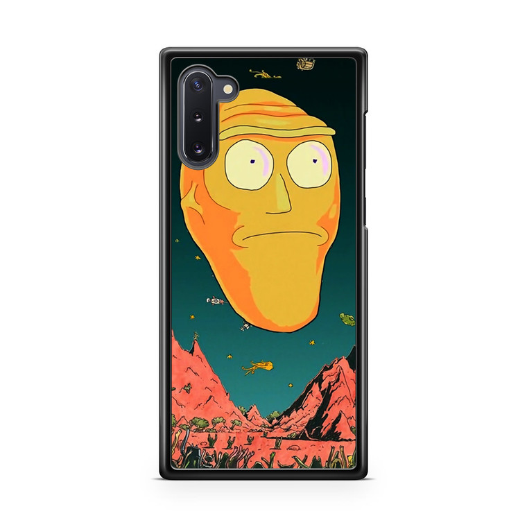 Rick And Morty Giant Heads Samsung Galaxy Note 10 Case