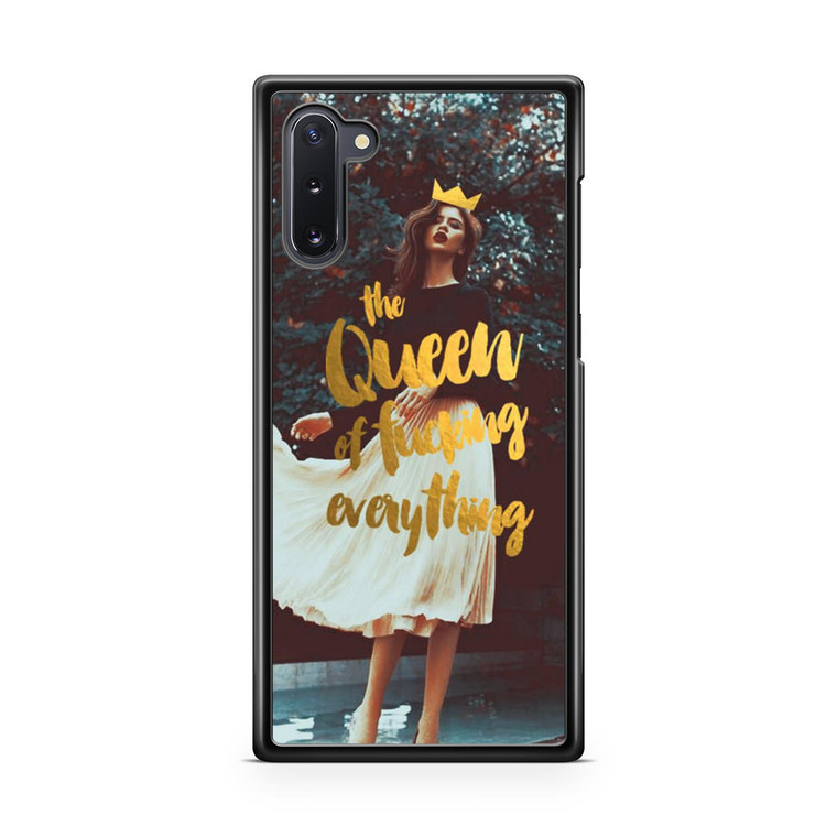 The Queen Of Fucking Everything Samsung Galaxy Note 10 Case