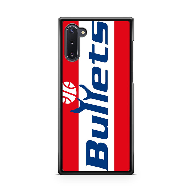 Washington Bullets 1987 Logo Samsung Galaxy Note 10 Case