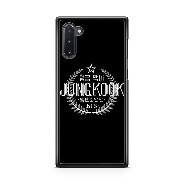 BTS Jungkook Logo Samsung Galaxy Note 10 Case