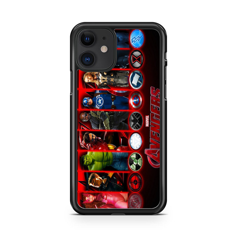 Age of Ultron All Character iPhone 11 Case