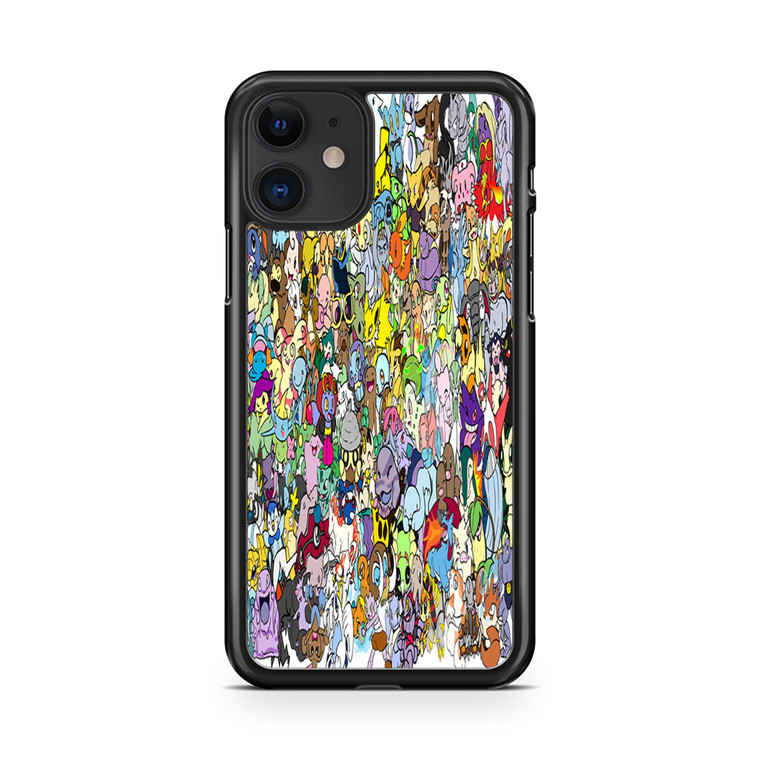 Adorable Pokemon Collage iPhone 11 Case