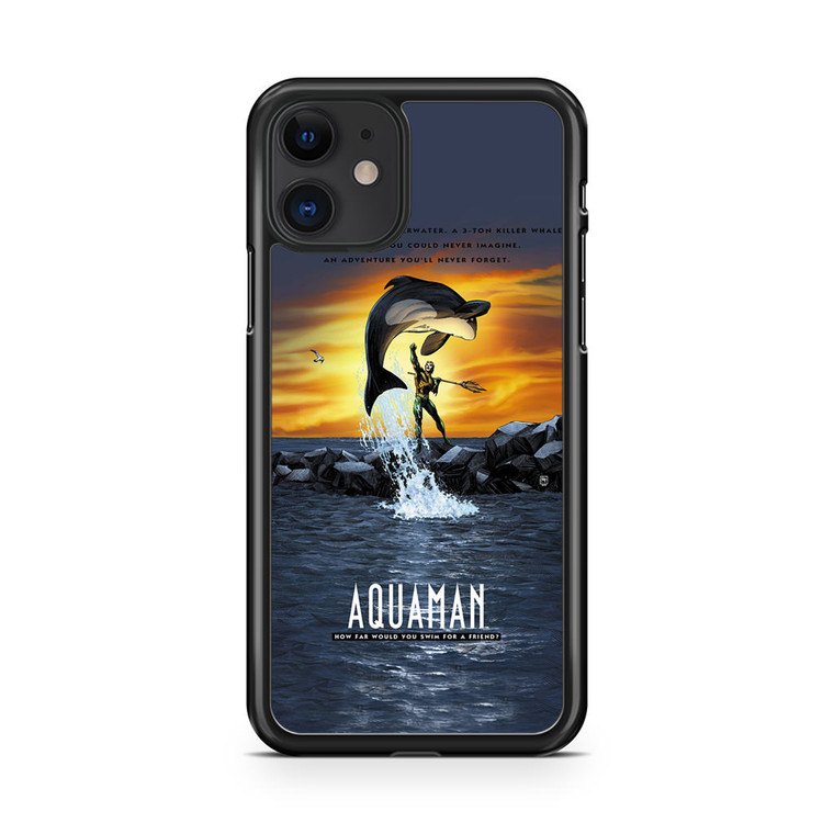 Aquaman Poster iPhone 11 Case